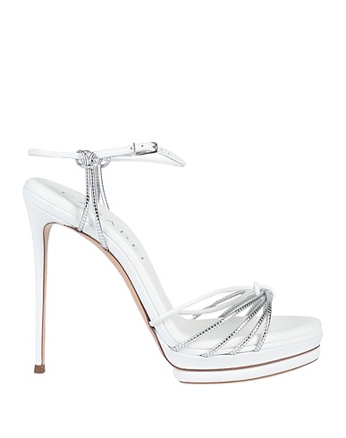 CASADEI Sandals White 100% Leather