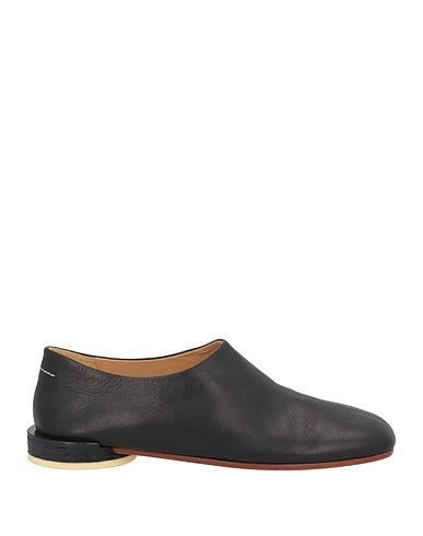 MM6 MAISON MARGIELA モカシン ブラック 革（なめし加工）