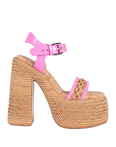 CASADEI Sandals Pink 100% Leather