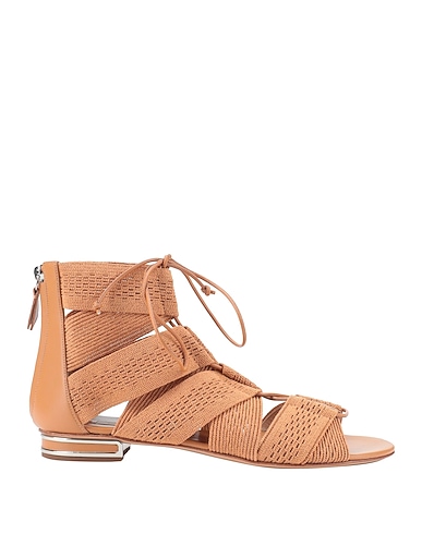 CASADEI Sandals Textile fibres, Leather