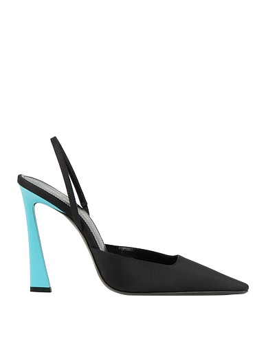 SAINT LAURENT Pump Black Textile fibers