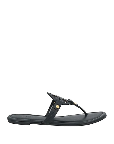 TORY BURCH Flip flops Black Leather