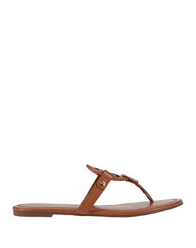TORY BURCH Flip flops Tan Leather