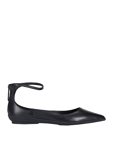 CALVIN KLEIN JEANS Ballerine Nero 100% Pelle