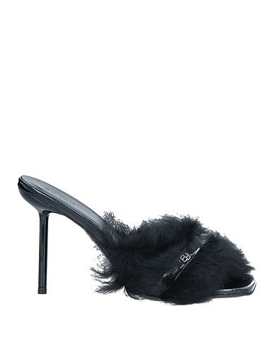 BY FAR Sandals Black Lambskin