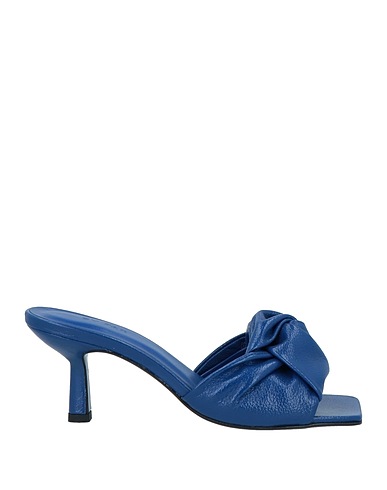 BY FAR Sandali Blu Pelle