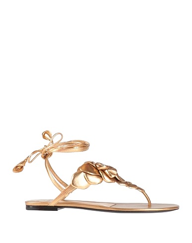 VALENTINO GARAVANI Flip flops ATELIER SHOES Platinum Leather