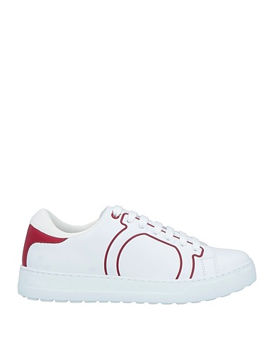 FERRAGAMO Sneakers White Calfskin