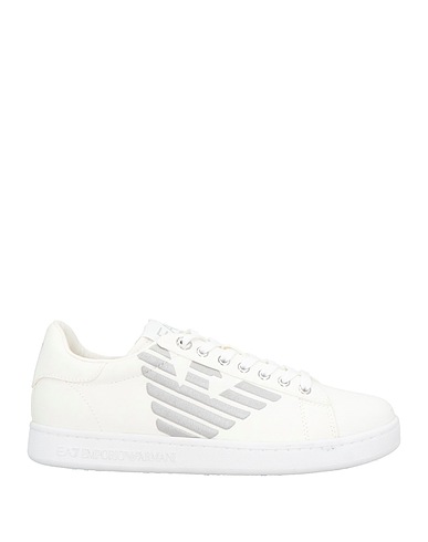 EA7 Sneakers Weiß 100% Baumwolle