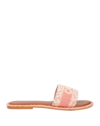 DE SIENA Sandals Pink Textile fibres