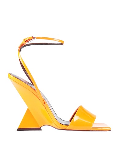 THE ATTICO Sandali Arancione Fibre tessili