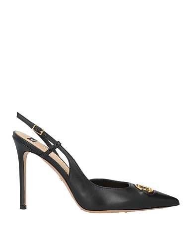 ELISABETTA FRANCHI Court Black Leather
