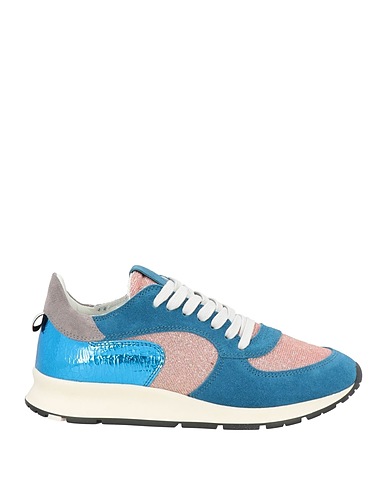 PHILIPPE MODEL Sneakers Deep teal Leather, Textile fibres