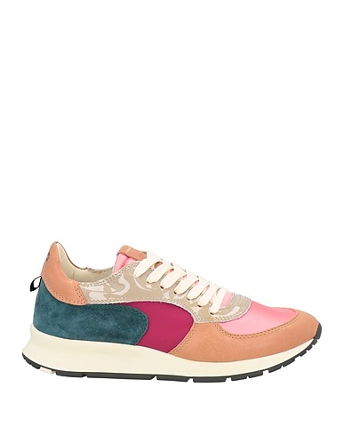 PHILIPPE MODEL Sneakers Antique rose Leather, Textile fibres