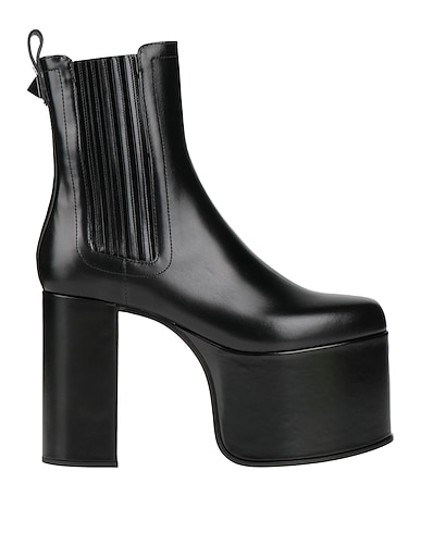 VALENTINO GARAVANI Ankle boot Black 100% Calfskin