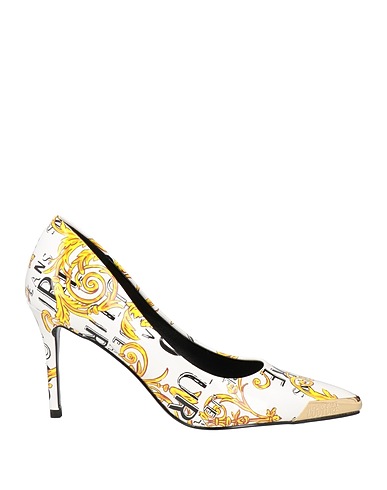 VERSACE JEANS COUTURE Décolleté Bianco Fibre tessili