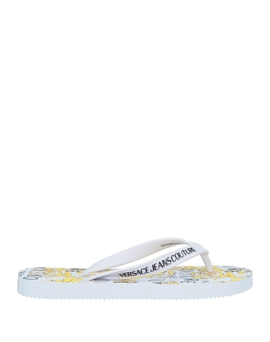 VERSACE JEANS COUTURE Flip flops White PVC - Polyvinyl chloride