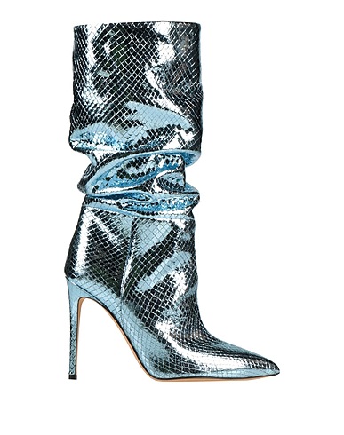 PARIS TEXAS Boots Sky blue Leather