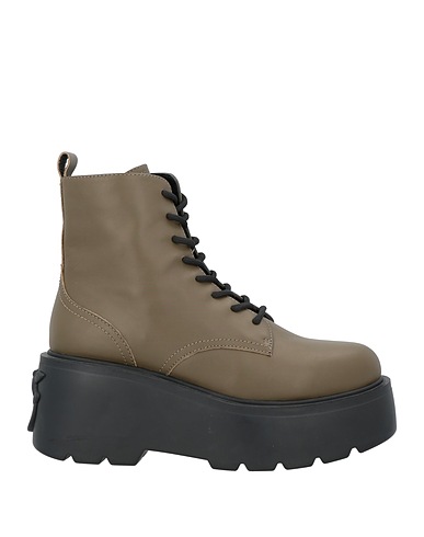 PINKO Ankle boot Khaki Leather
