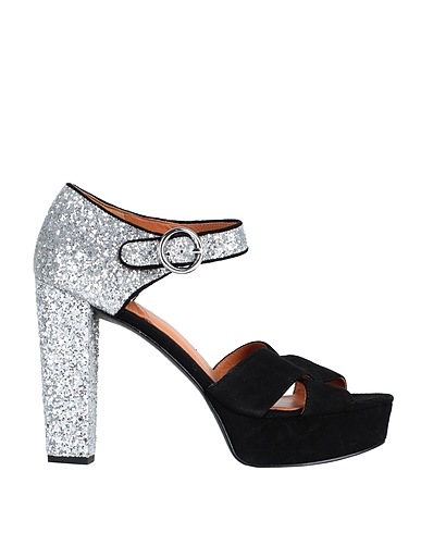 WHAT FOR Sandals Black Leather