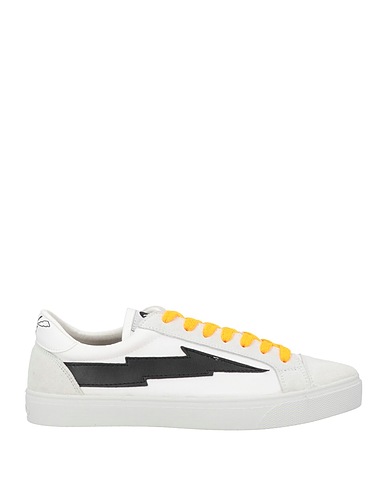 SANYAKO Sneakers Hellgrau Leder, Gewebefasern