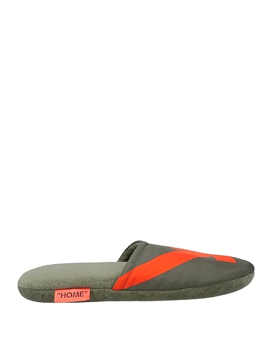 OFF-WHITE™ Footwear Military green 100% Silk, Cotton