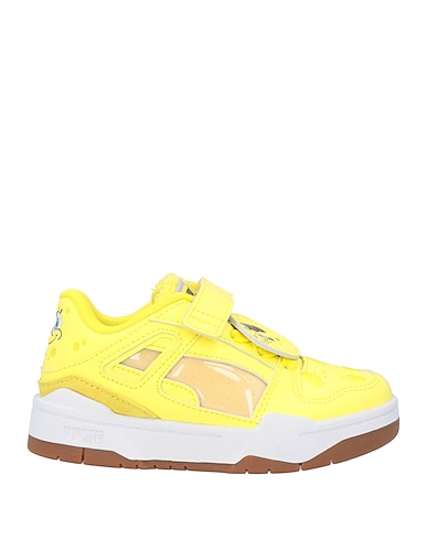 PUMA Sneakers Gelb Leder, Andere Fasern