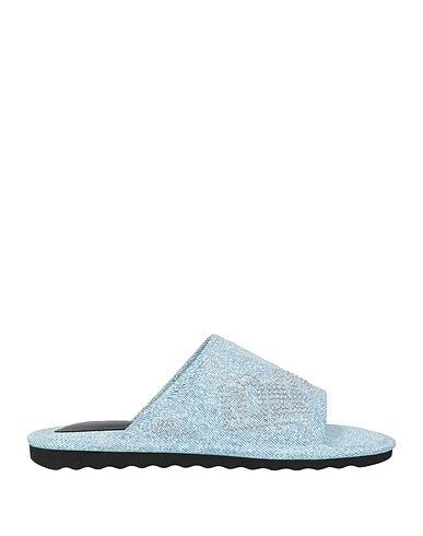 BY FAR Sandals Sky blue Leather
