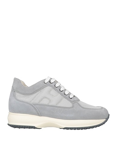HOGAN Sneakers Grigio Pelle, Fibre tessili