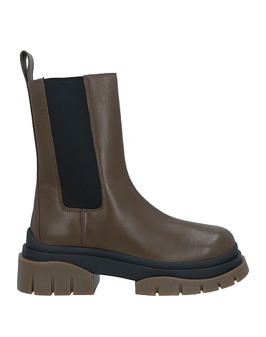ASH Stiefelette Khaki Leder