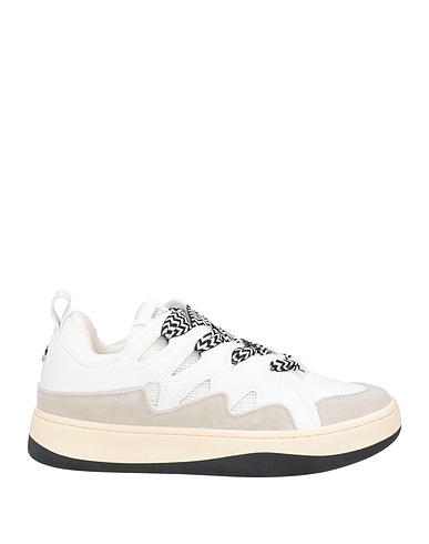 STEVE MADDEN Sneakers Off white Poliuretano, Fibre tessili, Pelle