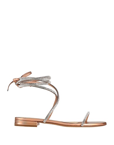 ALEXANDRE VAUTHIER Sandalen Roségold Synthetische Fasern
