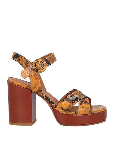ROBERTO FESTA Sandals Camel Leather