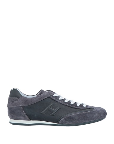 HOGAN Sneakers Piombo Pelle, Fibre tessili