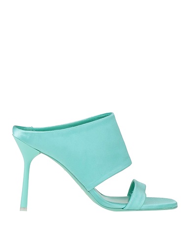 MARIæN Sandals Turquoise Textile fibres