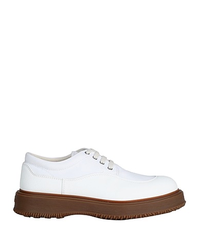 HOGAN Laced shoes White Textile fibres