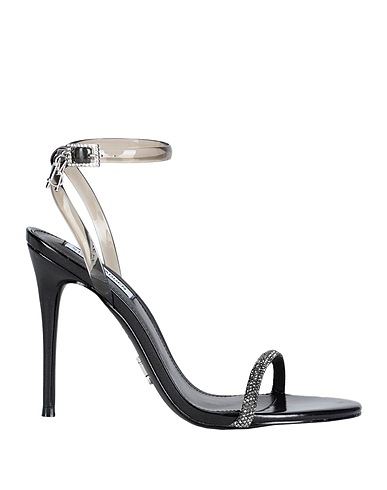 STEVE MADDEN Sandals Black Textile fibers