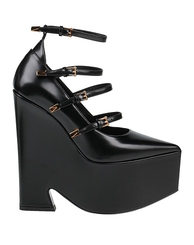VERSACE Court Black Calfskin