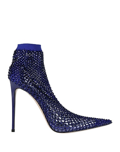 LE SILLA Ankle boot Bright blue Textile fibres