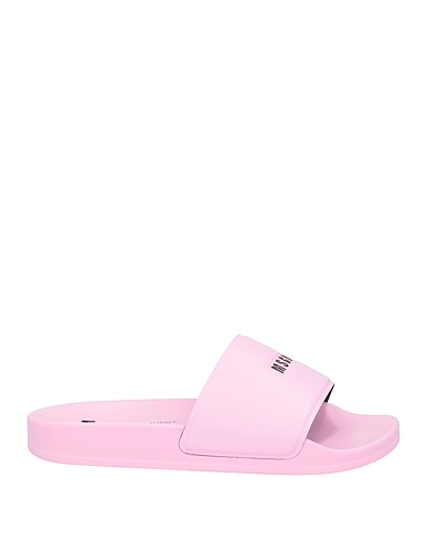 MSGM Sandals Pink Textile fibers
