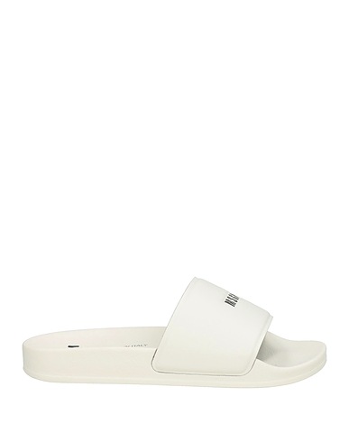 MSGM Sandals Ivory Textile fibres