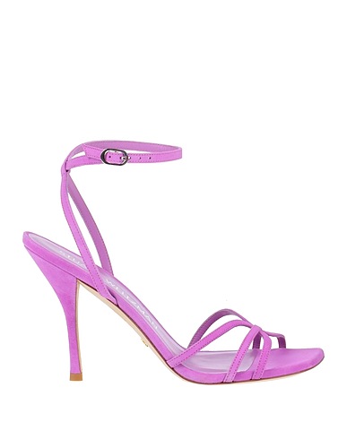STUART WEITZMAN サンダル モーブ 革（なめし加工）