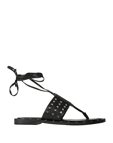 MICHAEL MICHAEL KORS Flip flops Black Leather