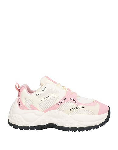 ARMANI EXCHANGE Sneakers Light pink 100% Polyester, Polyurethane, Polyamide, Elastane