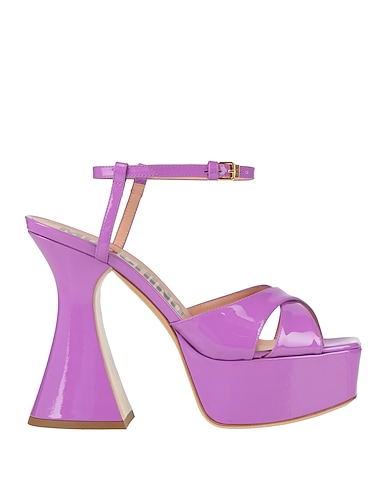 MOSCHINO Sandals Mauve Leather