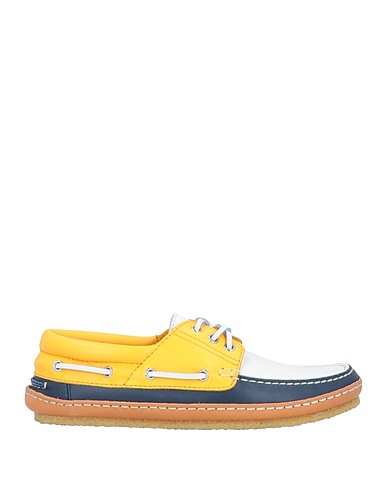 SAINT LAURENT Mokassins Taubenblau Leder
