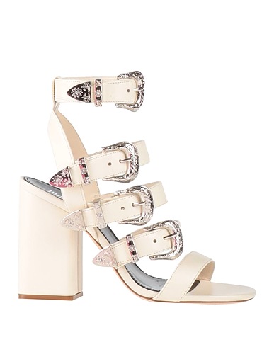 PARIS TEXAS Sandals Ivory Leather