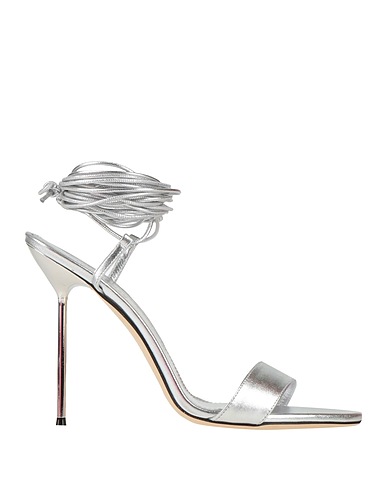 PARIS TEXAS Sandals Silver Leather