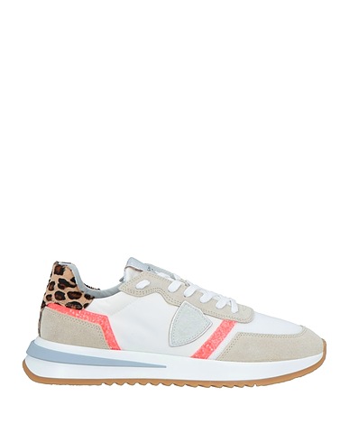 PHILIPPE MODEL Sneakers Bianco Pelle, Fibre tessili