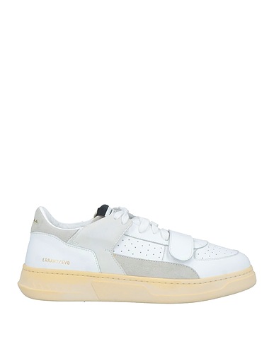 RUN OF Sneakers Cream Leather